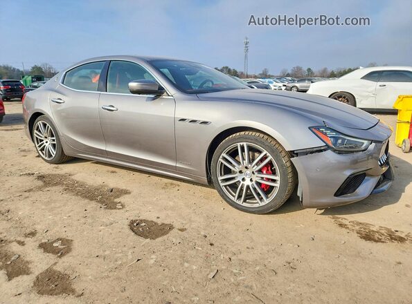 ZAM57YTS9K1337532 2019 MASERATI GHIBLI Gray Przód prawy