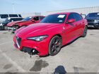 2018 Alfa Romeo Giulia Quadrifoglio Rwd Красный vin: ZARFAEAV0J7579455