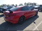 2018 Alfa Romeo Giulia Quadrifoglio Rwd Красный vin: ZARFAEAV0J7579455