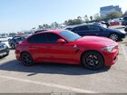 2018 Alfa Romeo Giulia Quadrifoglio Rwd Красный vin: ZARFAEAV0J7579455