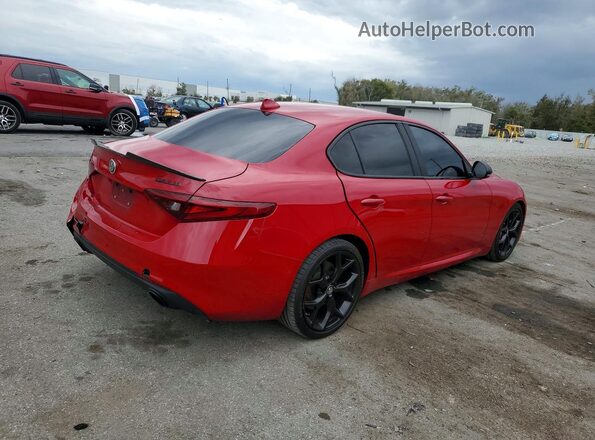 ZARFAMAN5K7622506 2019 ALFA ROMEO GIULIA Красный Задняя правая четверть