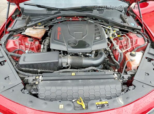 ZARFAMAN5K7622506 2019 ALFA ROMEO GIULIA Красный Вид задней части салона