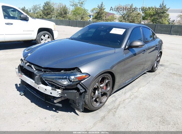 ZARFAMAN5L7633944 2020 ALFA ROMEO GIULIA Серый Передняя левая четверть