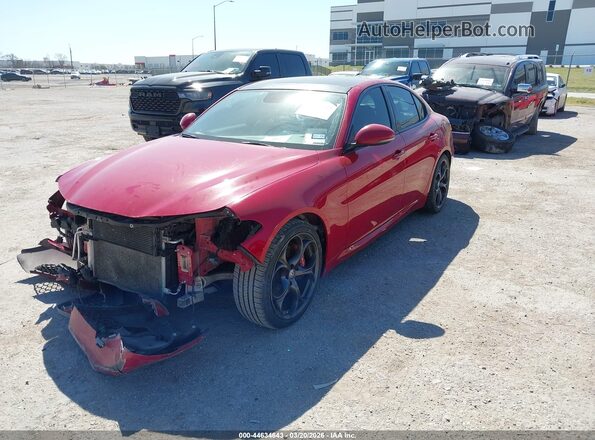 ZARFAMBN7K7602532 2019 ALFA ROMEO GIULIA Red Przód lewy