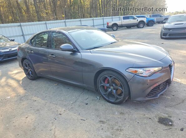 ZARFAMBN9K7605819 2019 ALFA ROMEO GIULIA Gray Przód prawy