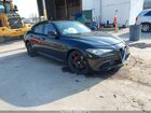 2021 Alfa Romeo Giulia Ti Awd Black vin: ZARFANBN0M7648230