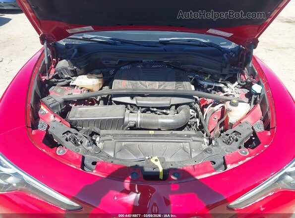 ZASFAKNN0J7B73041 2018 ALFA ROMEO STELVIO Красный Вид сзади