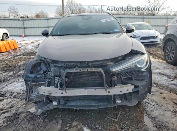 ZASFAKNN2J7B87331 2018 ALFA ROMEO STELVIO Gray Դիմացի տեսք