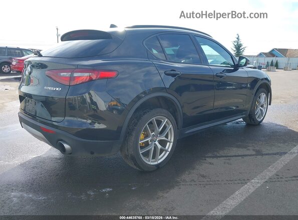 ZASFAKNN3J7C01639 2018 ALFA ROMEO STELVIO Черный Задняя правая четверть