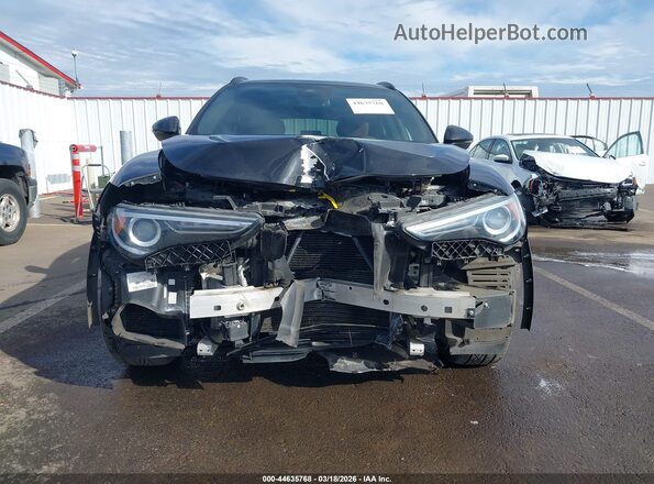 ZASFAKNN3J7C01639 2018 ALFA ROMEO STELVIO Черный Вид задней части салона