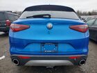 2018 Alfa Romeo Stelvio Ti Sport Синий vin: ZASFAKNN9J7B95555