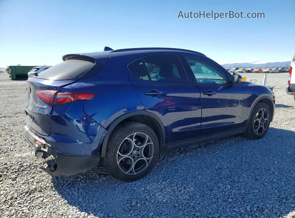 ZASFAKPN7J7B75978 2018 ALFA ROMEO STELVIO Синий Задняя правая четверть