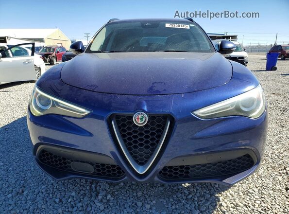 ZASFAKPN7J7B75978 2018 ALFA ROMEO STELVIO Синий Вид спереди