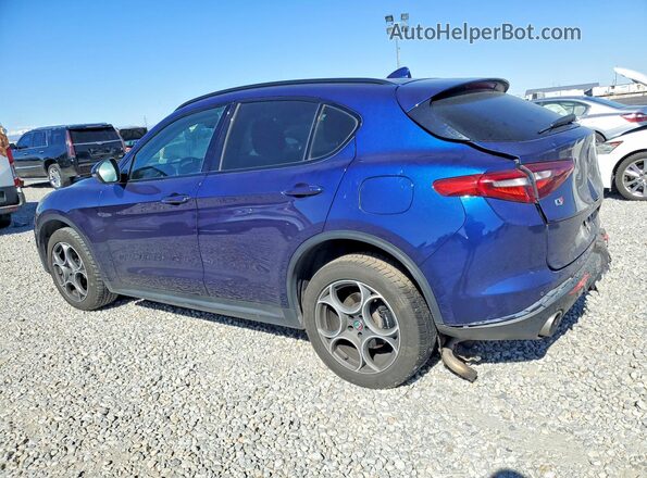ZASFAKPN7J7B75978 2018 ALFA ROMEO STELVIO Синий Задняя левая четверть