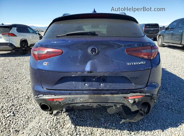 ZASFAKPN7J7B75978 2018 ALFA ROMEO STELVIO Синий Вид сзади