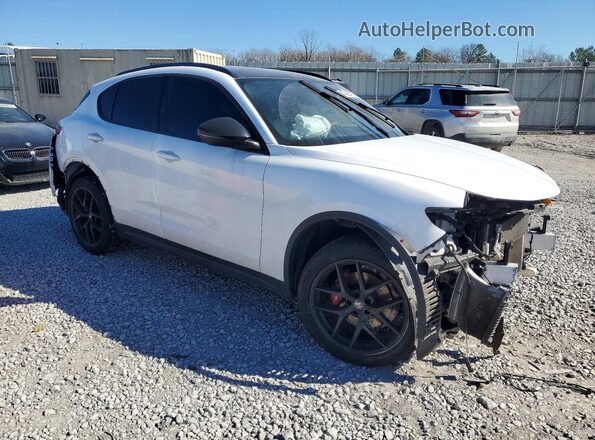 ZASPAJAN0N7D24826 2022 ALFA ROMEO STELVIO Белый Передняя правая четверть