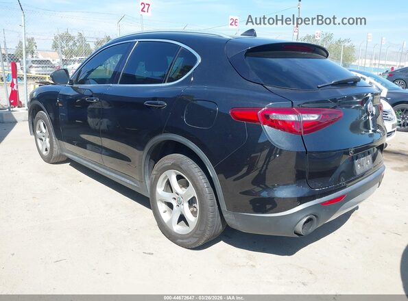 ZASPAJAN1K7C70965 2019 ALFA ROMEO STELVIO Black Tył lewy