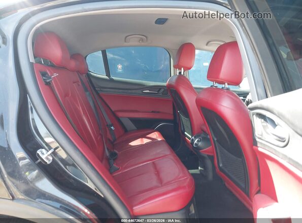 ZASPAJAN1K7C70965 2019 ALFA ROMEO STELVIO Black Widok naklejki z numerem VIN