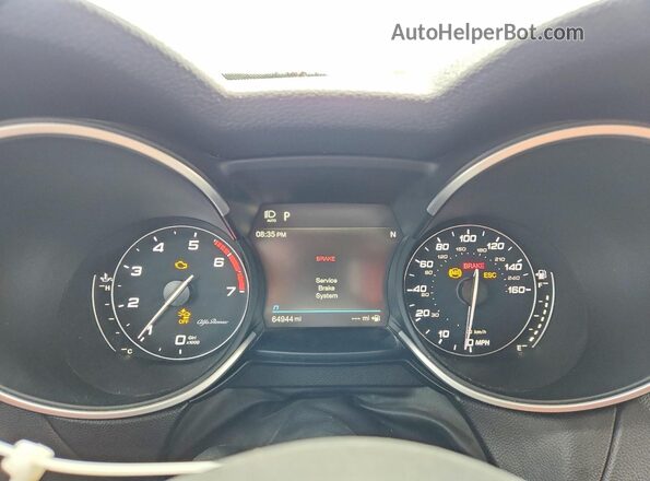 ZASPAJAN4L7C96204 2020 ALFA ROMEO STELVIO Серый Вид щитка приборов