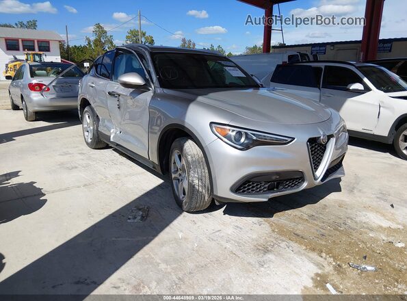 ZASPAJAN6L7C92168 2020 ALFA ROMEO STELVIO Серый Передняя правая четверть