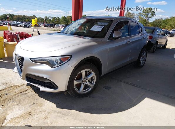 ZASPAJAN6L7C92168 2020 ALFA ROMEO STELVIO Серый Передняя левая четверть