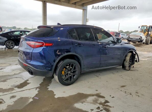 ZASPAJAN9K7C68980 2019 ALFA ROMEO STELVIO Blue უკანა მარჯვენა