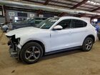 2019 Alfa Romeo Stelvio White vin: ZASPAKAN8K7C51156