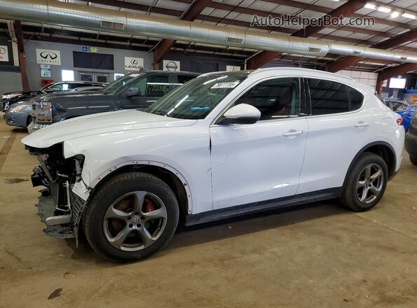 ZASPAKAN8K7C51156 2019 ALFA ROMEO STELVIO White Przód lewy