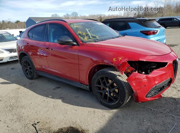 ZASPAKANXK7C31930 2019 ALFA ROMEO STELVIO Red Delantero derecho