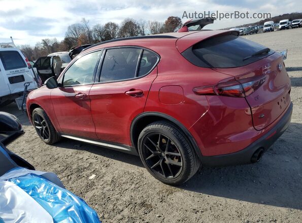 ZASPAKANXK7C31930 2019 ALFA ROMEO STELVIO Red Trasero izquierdo