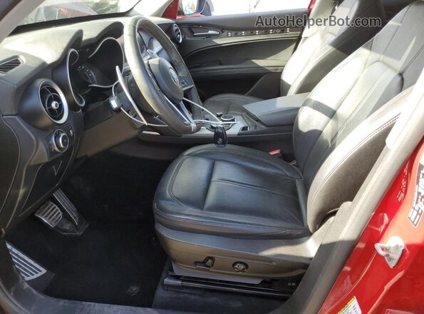 ZASPAKANXK7C31930 2019 ALFA ROMEO STELVIO Red Vista interior delantera