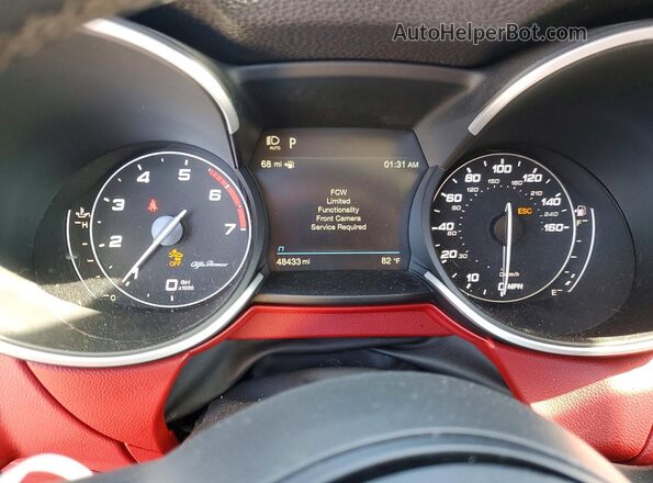 ZASPAKANXL7C95385 2020 ALFA ROMEO STELVIO Серебряный Вид щитка приборов
