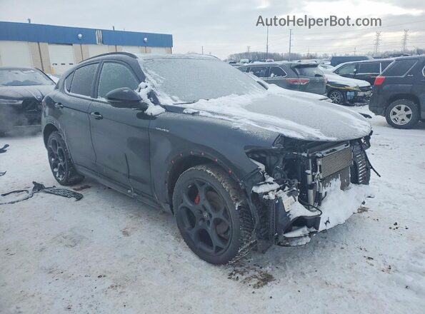 ZASPAKBN2P7D54918 2023 ALFA ROMEO STELVIO Black წინა მარჯვენა
