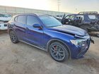 2019 Alfa Romeo Stelvio Ti Синий vin: ZASPAKBN4K7C30416