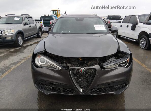 ZASPAKBN4M7D18739 2021 ALFA ROMEO STELVIO Gray Widok zestawu wskaźników