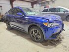 2022 Alfa Romeo Stelvio Ti Синий vin: ZASPAKBN4N7D39981