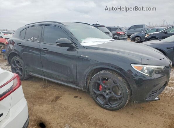 ZASPAKBN5N7D32070 2022 ALFA ROMEO STELVIO Black Przód prawy