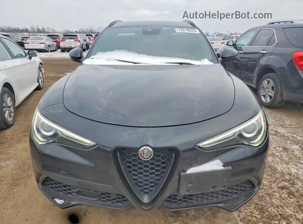 ZASPAKBN5N7D32070 2022 ALFA ROMEO STELVIO Black Widok z przodu
