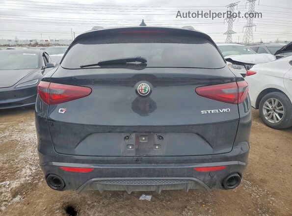 ZASPAKBN5N7D32070 2022 ALFA ROMEO STELVIO Black Widok z tyłu
