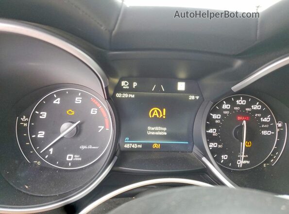 ZASPAKBN5N7D32070 2022 ALFA ROMEO STELVIO Black Widok zestawu wskaźników
