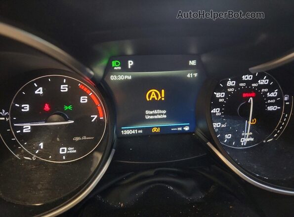 ZASPAKBN7K7C51793 2019 ALFA ROMEO STELVIO Синий Вид щитка приборов