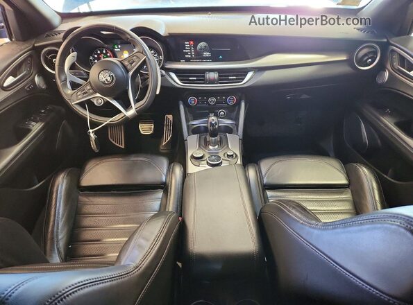 ZASPAKBN7K7C51793 2019 ALFA ROMEO STELVIO Синий Вид панели приборов