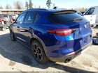 2022 Alfa Romeo Stelvio Ti Awd Синий vin: ZASPAKBN7N7D26982