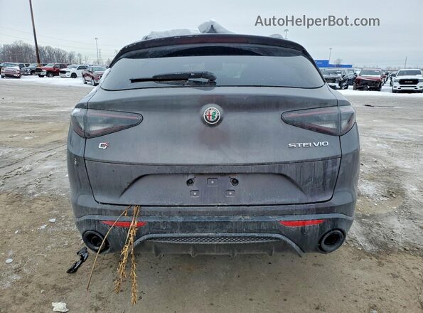 ZASPAKBN7R7D82796 2024 ALFA ROMEO STELVIO Gray Vista trasera