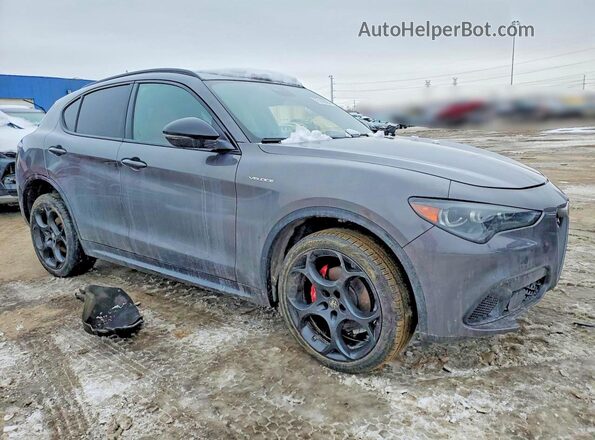 ZASPAKBN7R7D82796 2024 ALFA ROMEO STELVIO Gray Delantero derecho