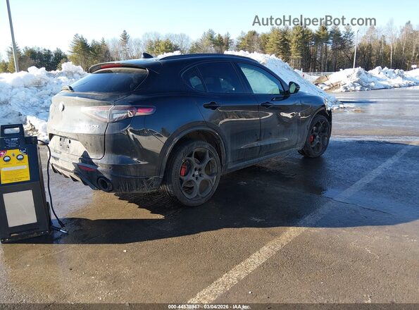 ZASPAKBN8R7D76747 2024 ALFA ROMEO STELVIO Черный Задняя правая четверть