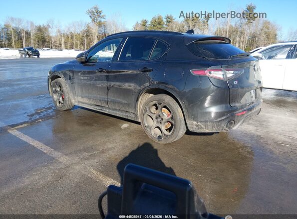 ZASPAKBN8R7D76747 2024 ALFA ROMEO STELVIO Черный Задняя левая четверть
