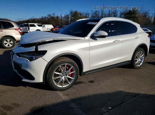ZASPAKBN9K7C41623 2019 ALFA ROMEO STELVIO Белый Передняя левая четверть