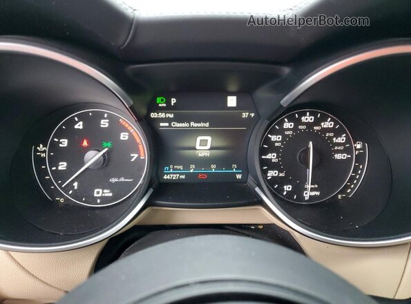 ZASPAKBN9P7D64216 2023 ALFA ROMEO STELVIO Black Instrument cluster view
