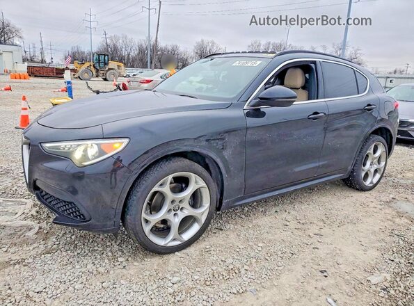 ZASPAKBN9P7D64216 2023 ALFA ROMEO STELVIO Black Front left